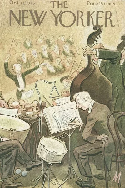Постер с обложкой The New Yorker 13.10.1945