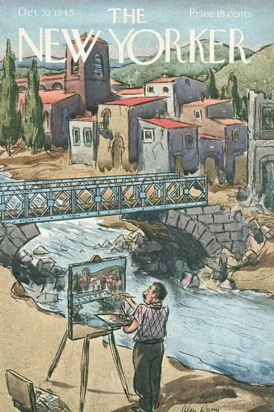 Постер с обложкой The New Yorker 20.10.1945