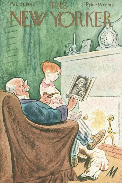 Постер с обложкой The New Yorker 23.02.1946