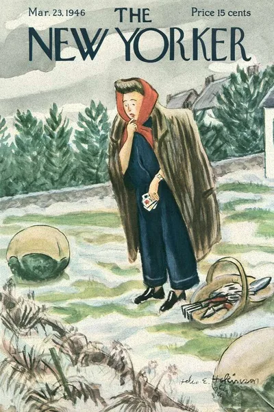 Постер с обложкой The New Yorker 23.03.1946