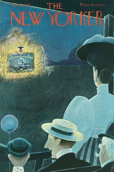 Постер с обложкой The New Yorker 06.07.1946