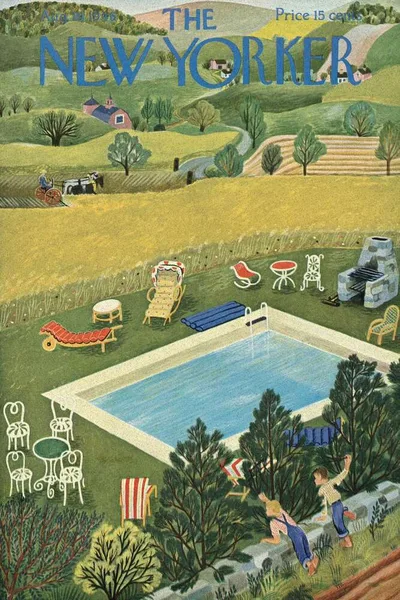 Постер с обложкой The New Yorker 10.08.1946