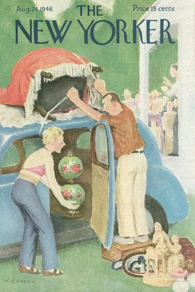 Постер с обложкой The New Yorker 24.08.1946