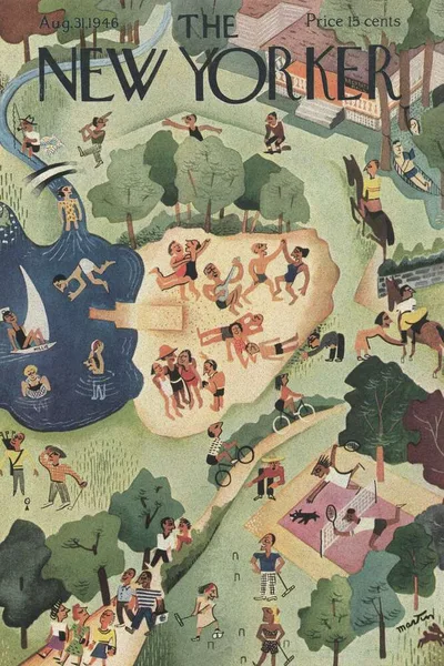 Постер с обложкой The New Yorker 31.08.1946