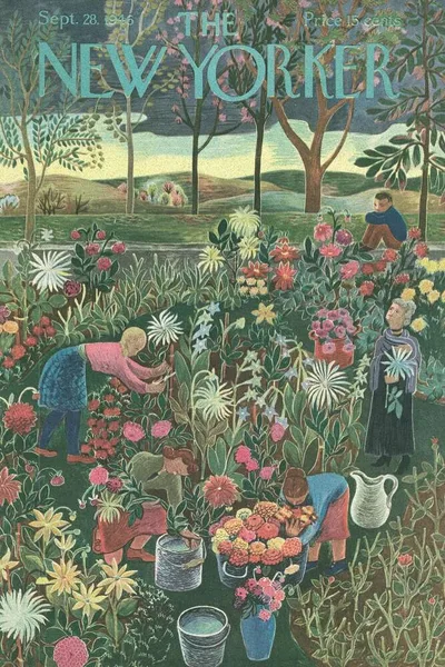 Постер с обложкой The New Yorker 28.09.1946