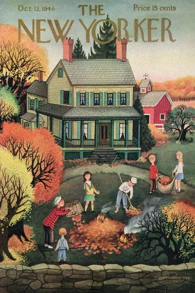 Постер с обложкой The New Yorker 12.10.1946