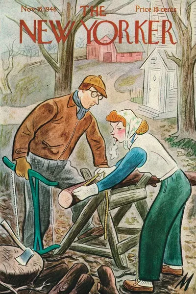 Постер с обложкой The New Yorker 16.11.1946