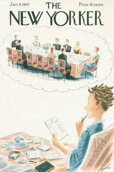 Постер с обложкой The New Yorker 04.01.1947