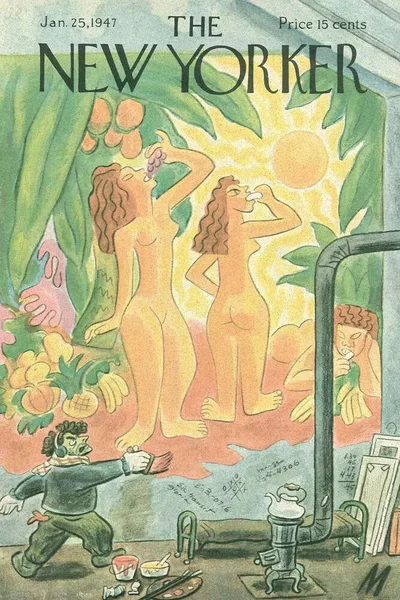 Постер с обложкой The New Yorker 25.01.1947