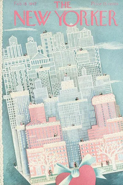 Постер с обложкой The New Yorker 15.02.1947