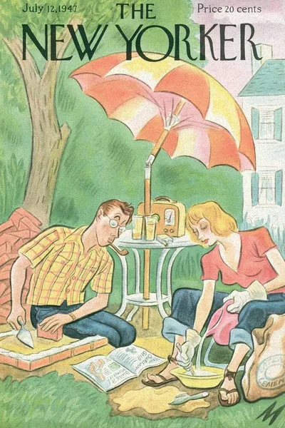 Постер с обложкой The New Yorker 12.07.1947