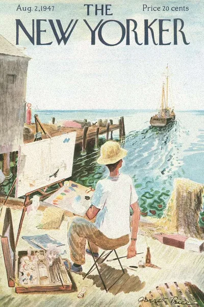 Постер с обложкой The New Yorker 02.08.1947