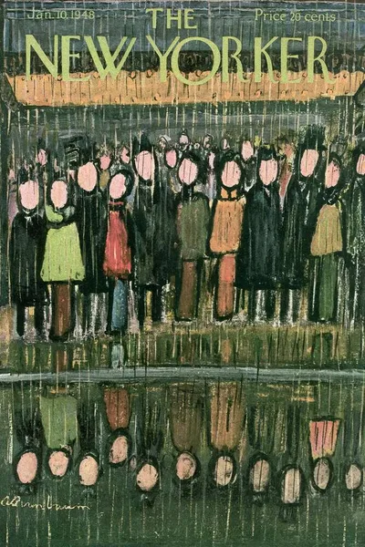 Постер с обложкой The New Yorker 10.01.1948