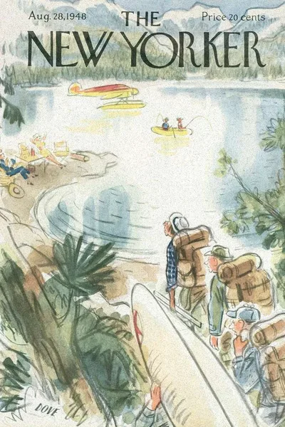 Постер с обложкой The New Yorker 28.08.1948