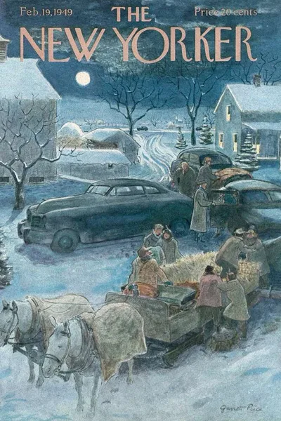 Постер с обложкой The New Yorker 19.02.1949