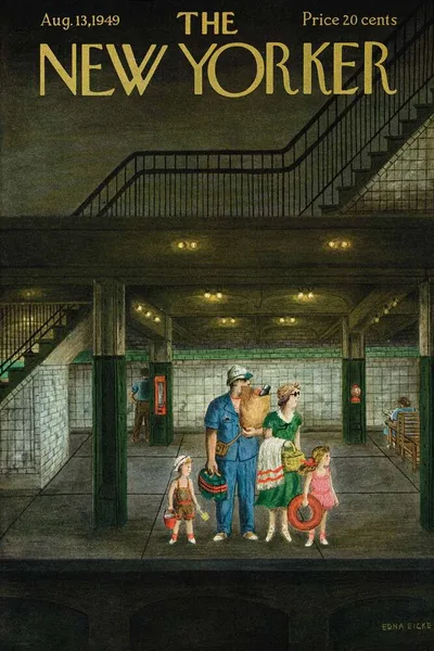 Постер с обложкой The New Yorker 13.08.1949
