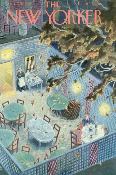 Постер с обложкой The New Yorker 24.09.1949