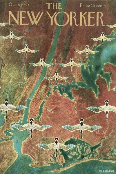 Постер с обложкой The New Yorker 08.10.1949