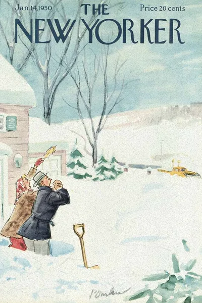Постер с обложкой The New Yorker 14.01.1950