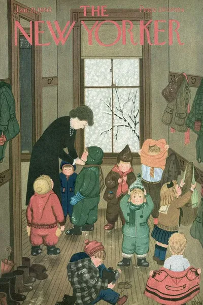 Постер с обложкой The New Yorker 21.01.1950