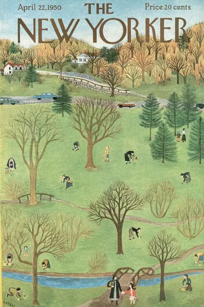 Постер с обложкой The New Yorker 22.04.1950