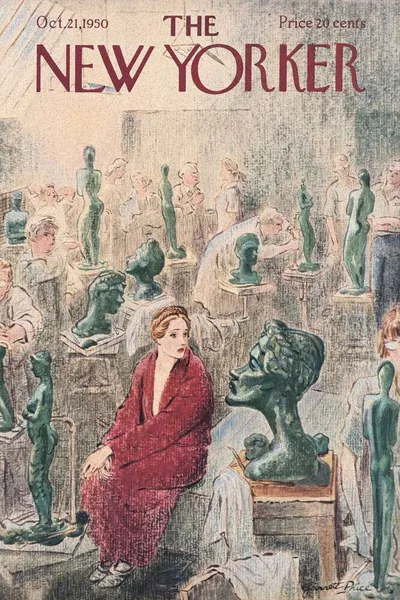 Постер с обложкой The New Yorker 21.10.1950