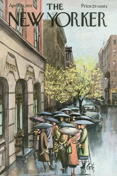Постер с обложкой The New Yorker 21.04.1951