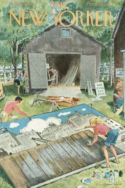 Постер с обложкой The New Yorker 02.06.1951