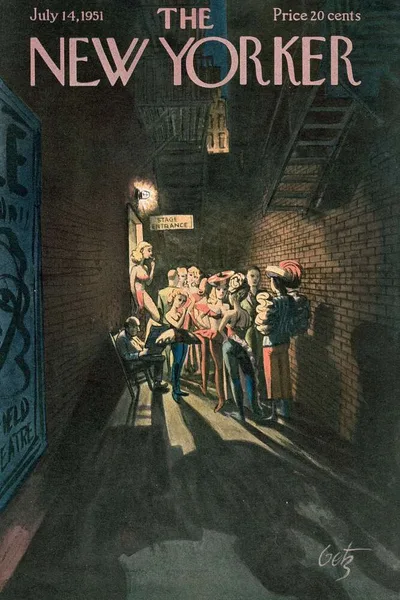 Постер с обложкой The New Yorker 14.07.1951