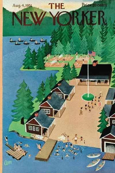 Постер с обложкой The New Yorker 04.08.1951