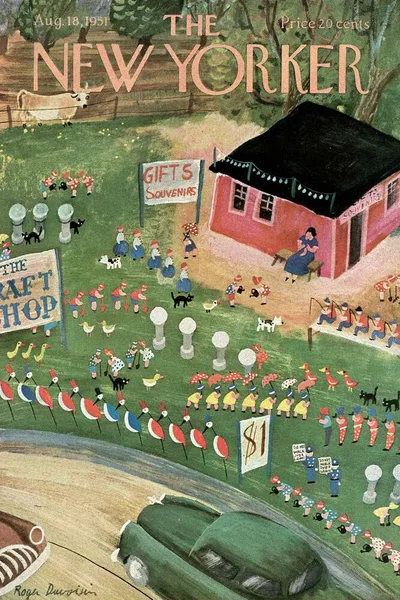 Постер с обложкой The New Yorker 18.08.1951