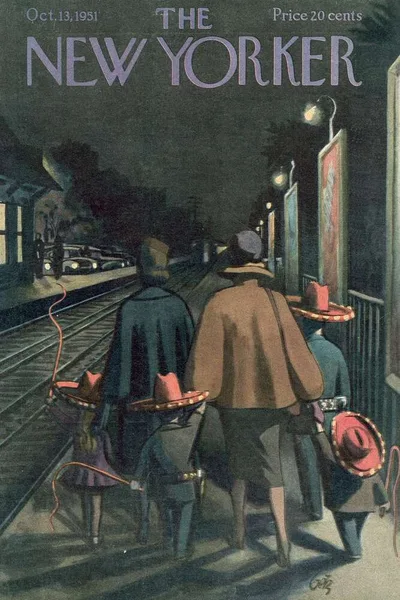 Постер с обложкой The New Yorker 13.10.1951