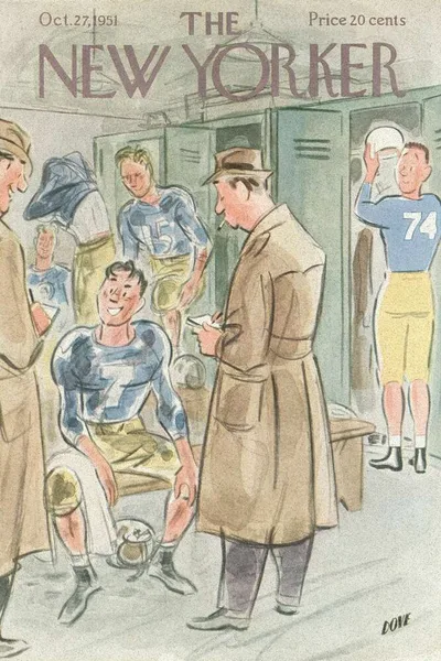 Постер с обложкой The New Yorker 27.10.1951