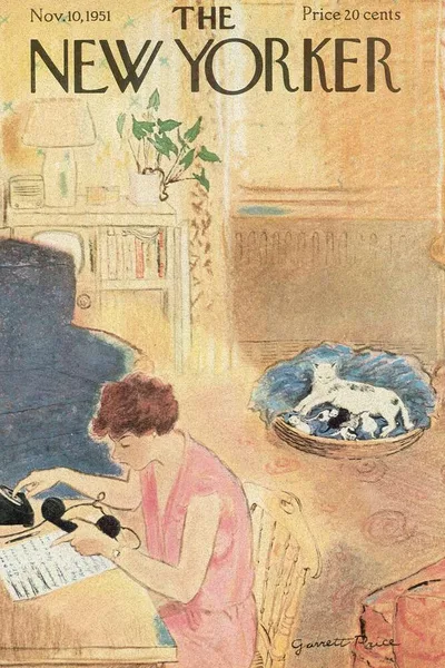Постер с обложкой The New Yorker 10.11.1951