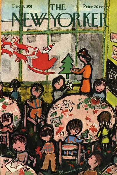 Постер с обложкой The New Yorker 08.12.1951