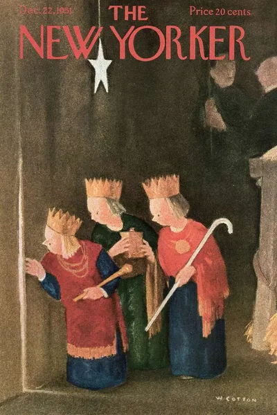 Постер с обложкой The New Yorker 22.12.1951