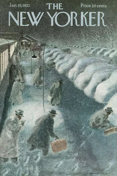 Постер с обложкой The New Yorker 19.01.1952