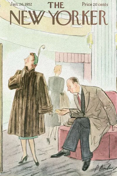 Постер с обложкой The New Yorker 26.01.1952