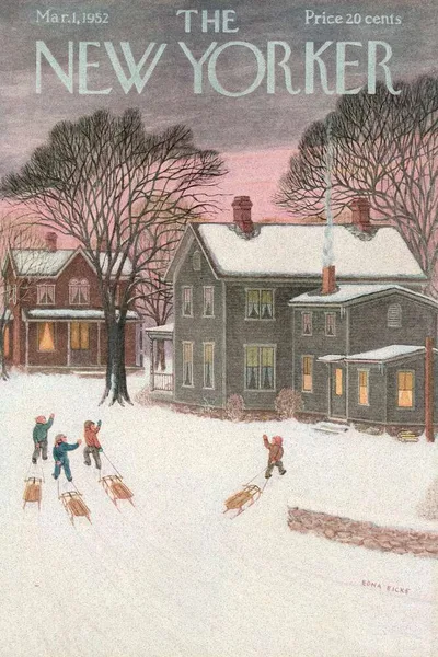 Постер с обложкой The New Yorker 01.03.1952
