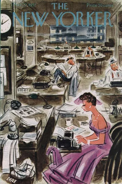 Постер с обложкой The New Yorker 22.03.1952