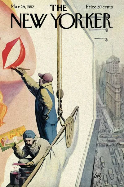 Постер с обложкой The New Yorker 29.03.1952