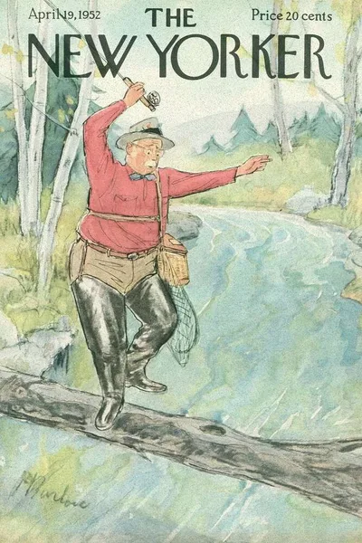 Постер с обложкой The New Yorker 19.04.1952