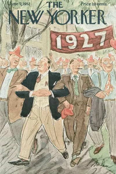 Постер с обложкой The New Yorker 07.06.1952