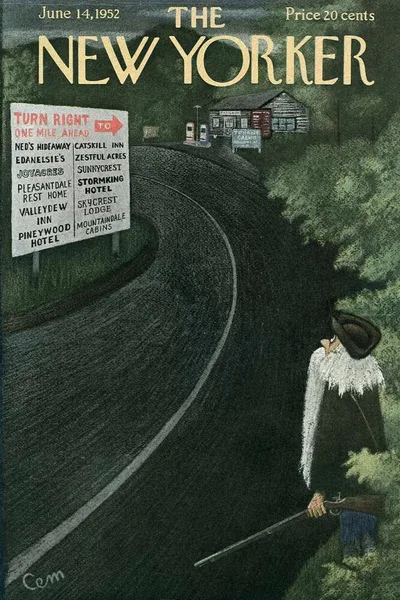 Постер с обложкой The New Yorker 14.06.1952