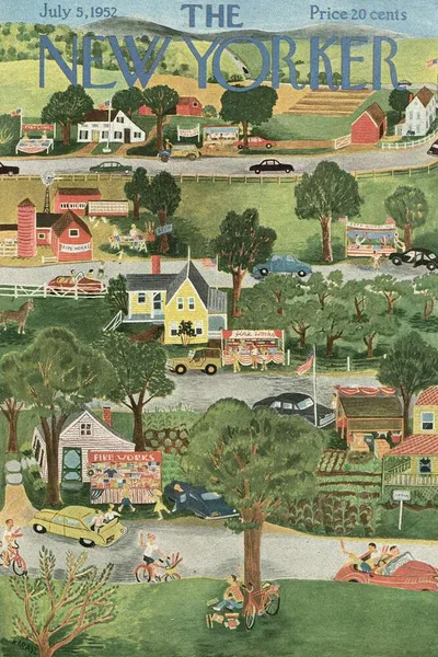 Постер с обложкой The New Yorker 05.07.1952