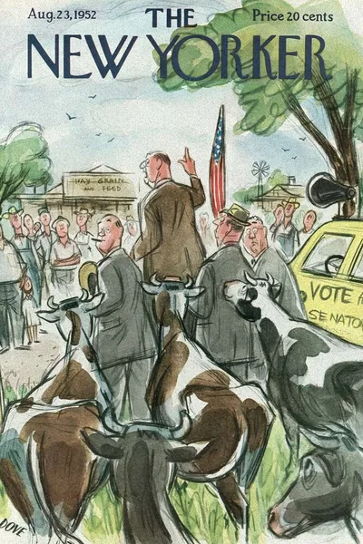 Постер с обложкой The New Yorker 23.08.1952