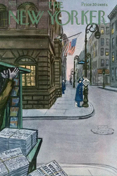 Постер с обложкой The New Yorker 01.11.1952