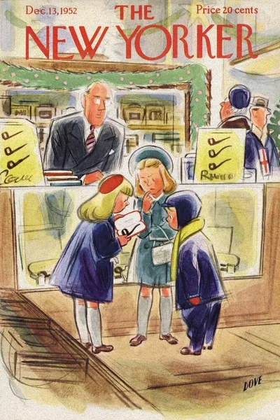 Постер с обложкой The New Yorker 13.12.1952
