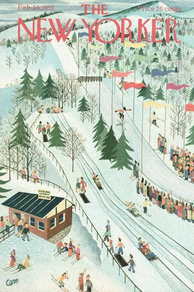 Постер с обложкой The New Yorker 28.02.1953