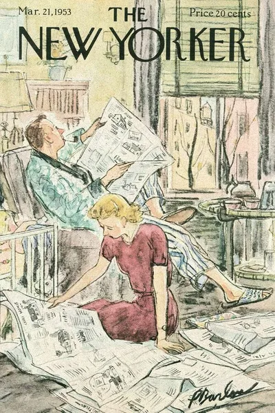 Постер с обложкой The New Yorker 21.03.1953